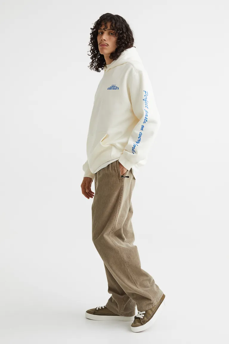 Relaxed Fit Hoodie-1065654010