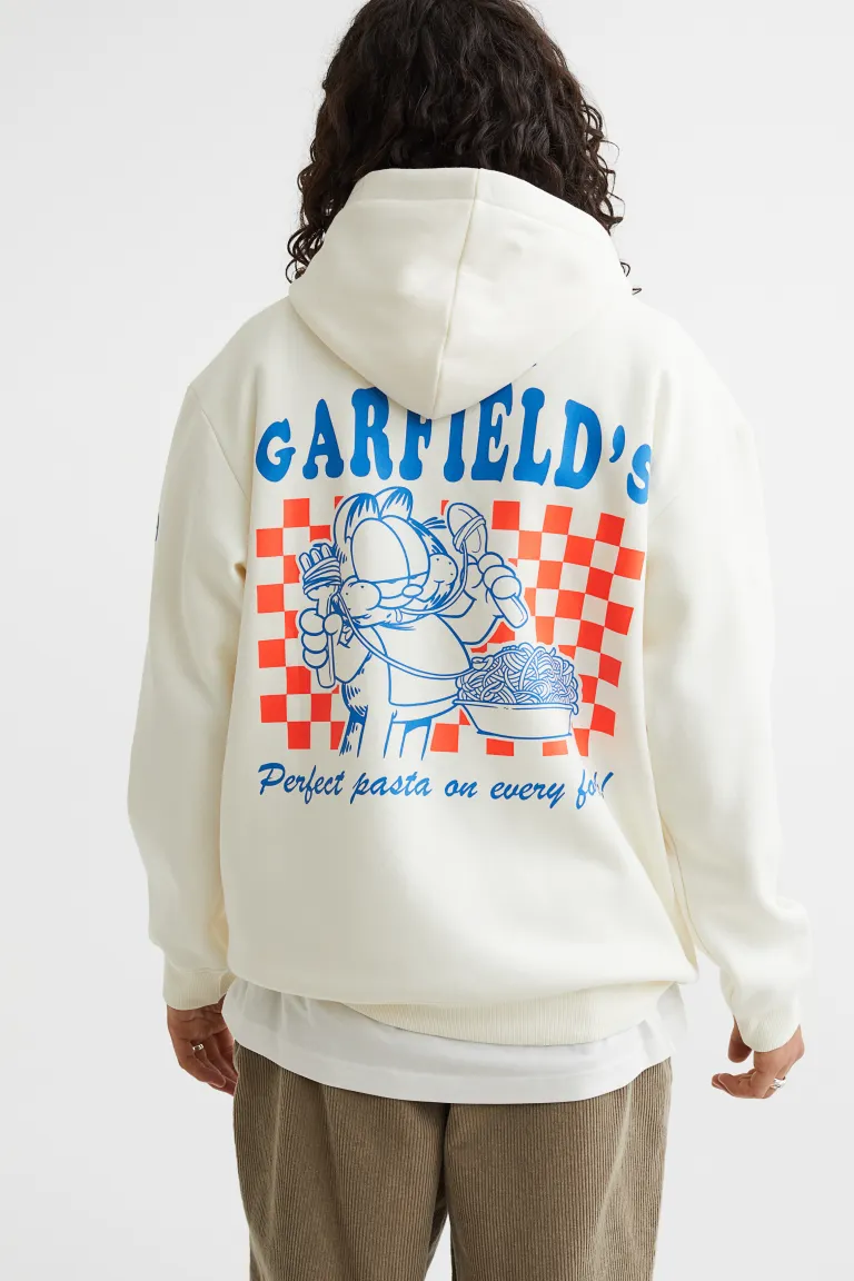Relaxed Fit Hoodie-1065654010