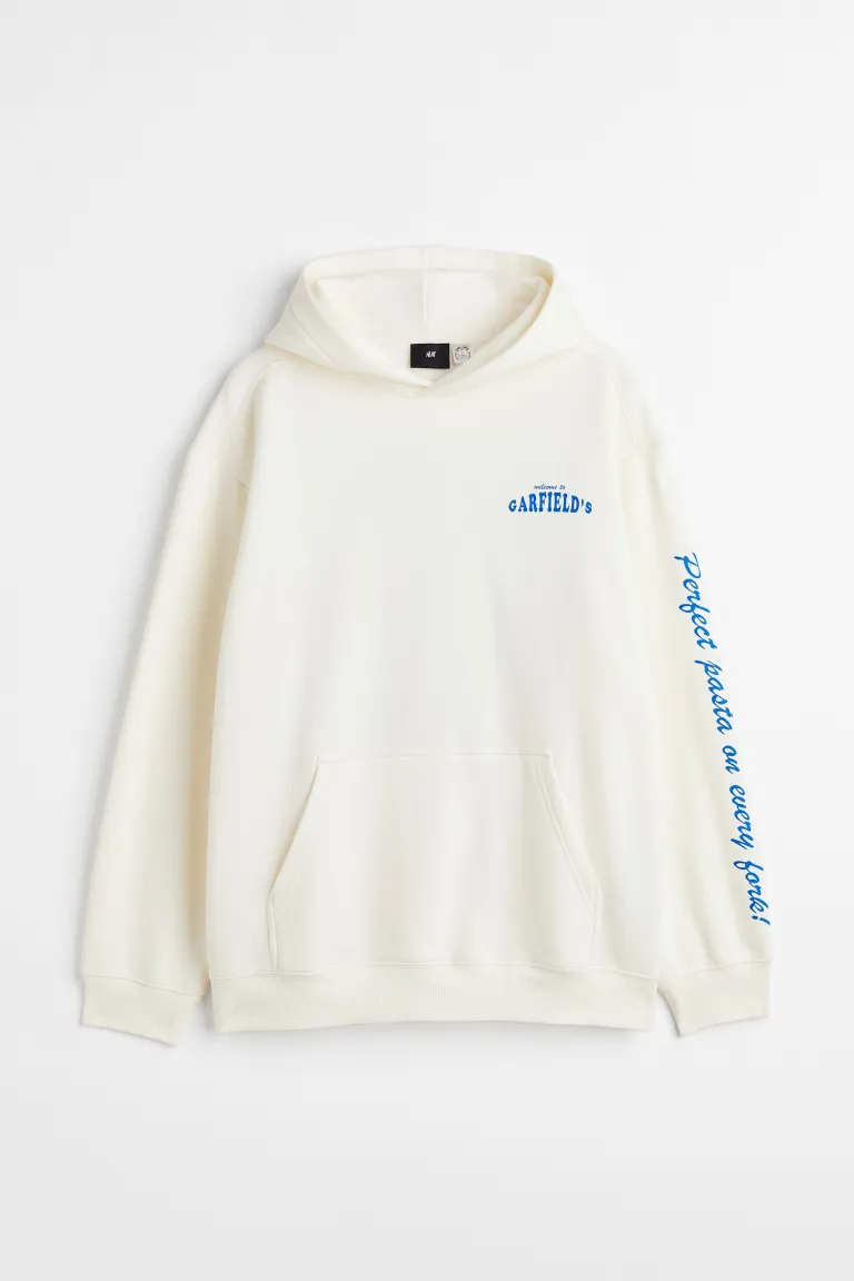 Relaxed Fit Hoodie-1065654010