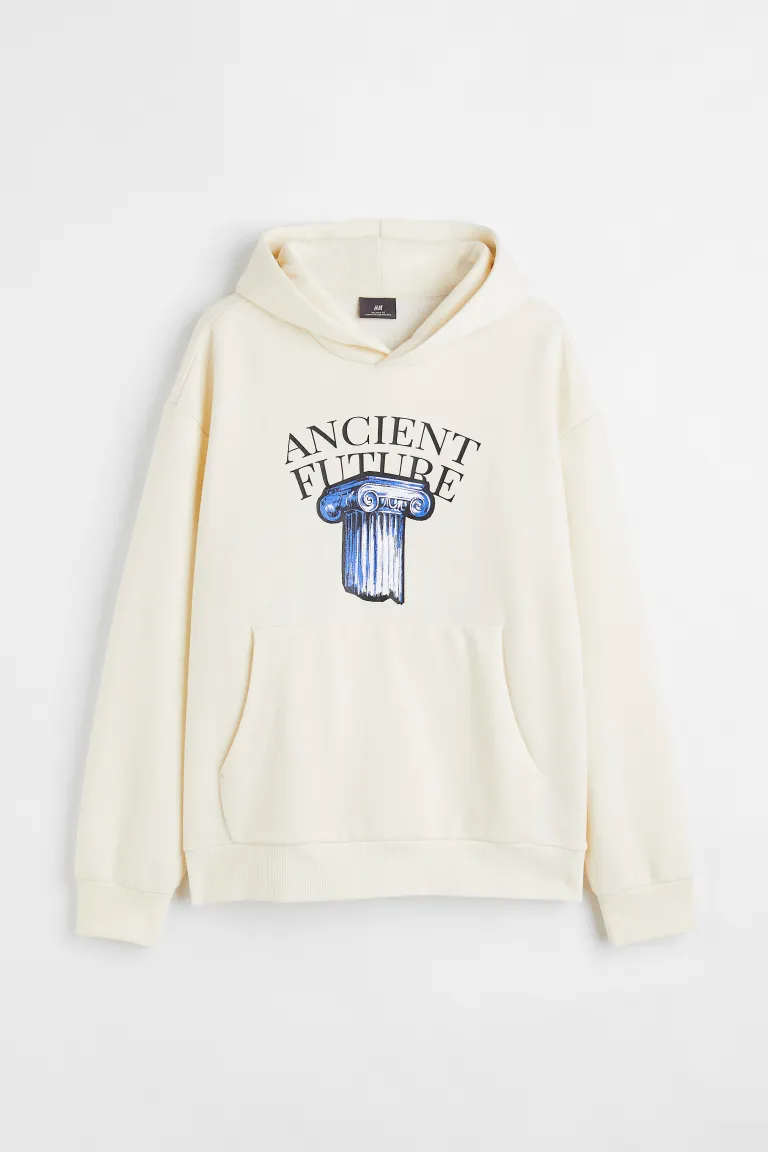 Relaxed Fit Hoodie-1070935001