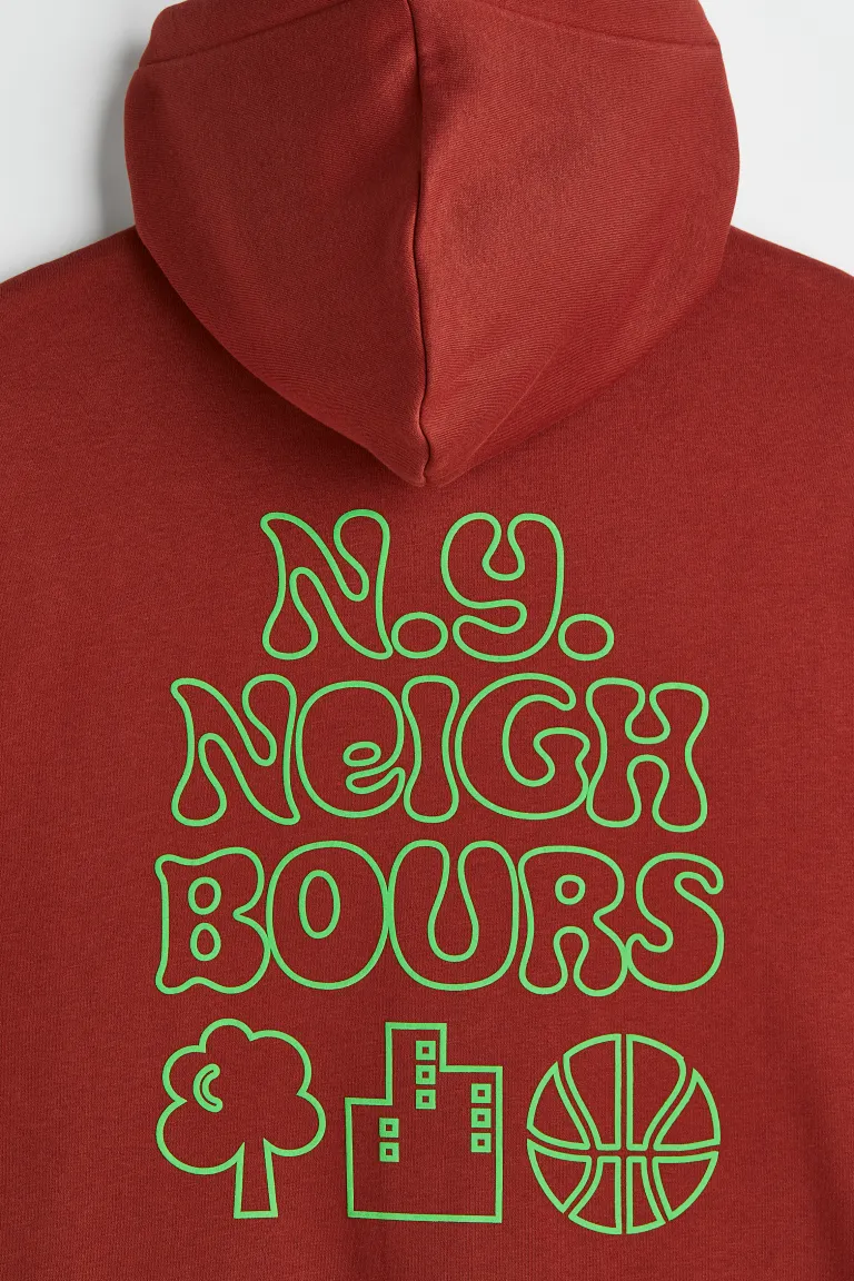 Relaxed Fit Hoodie-10196790380