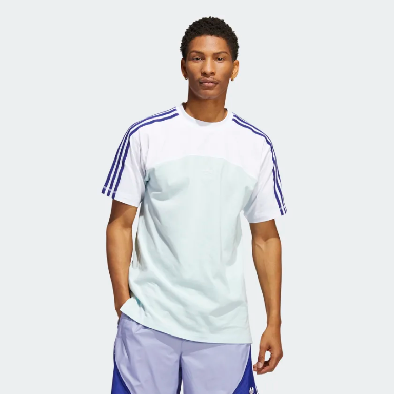 BLOCKED 3-STRIPES TEE-Hc2101
