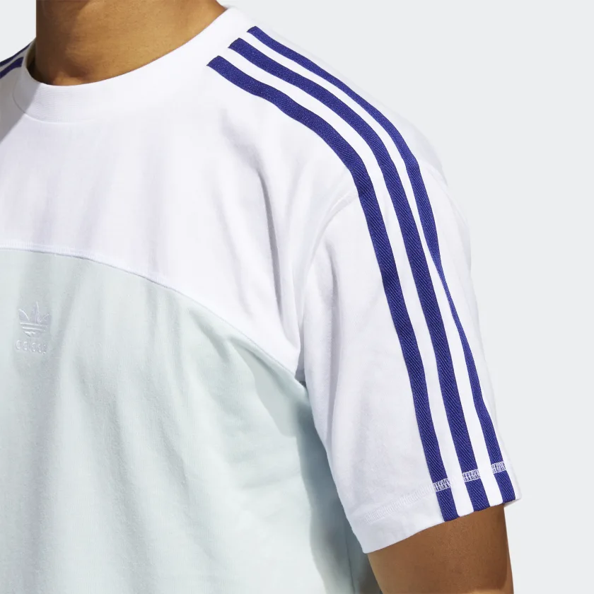 BLOCKED 3-STRIPES TEE-Hc2101