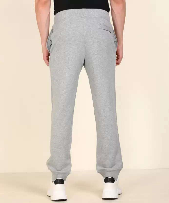Solid Men Black Track Pants-Cz2855-063