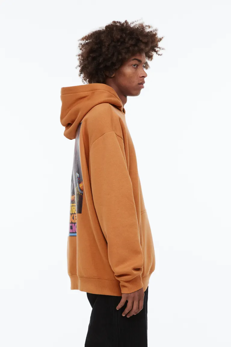 Relaxed Fit Hoodie-1065654015