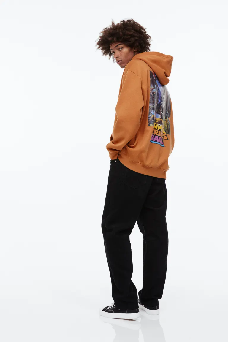 Relaxed Fit Hoodie-1065654015