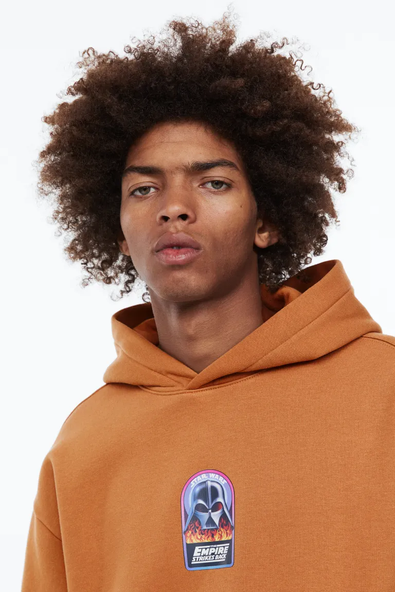Relaxed Fit Hoodie-1065654015