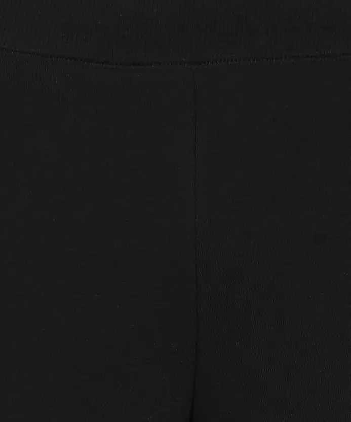 Men Solid Black Track Pants-Cz2855-010