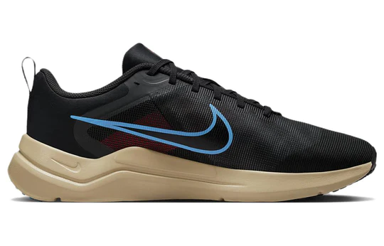 Nike Downshifter 12 Black Blue-Dd9293 008