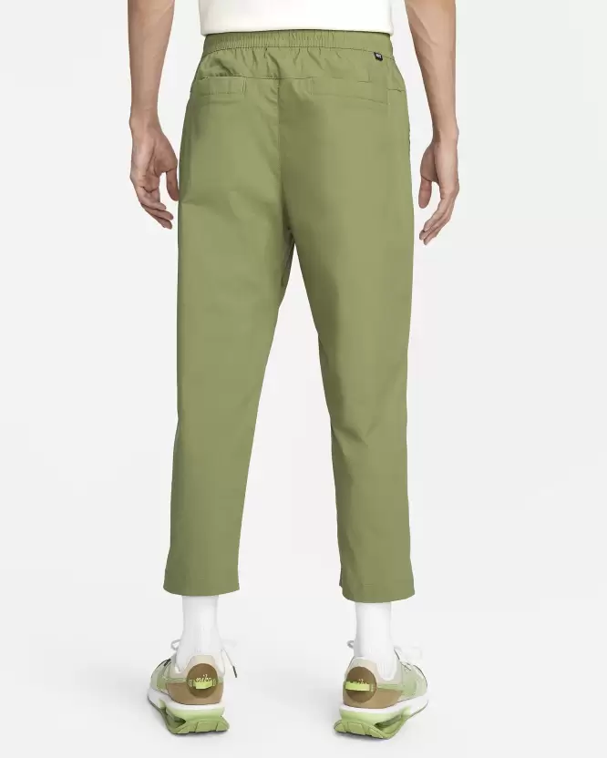 Men Self Design Green Track Pants-Dm6824-334