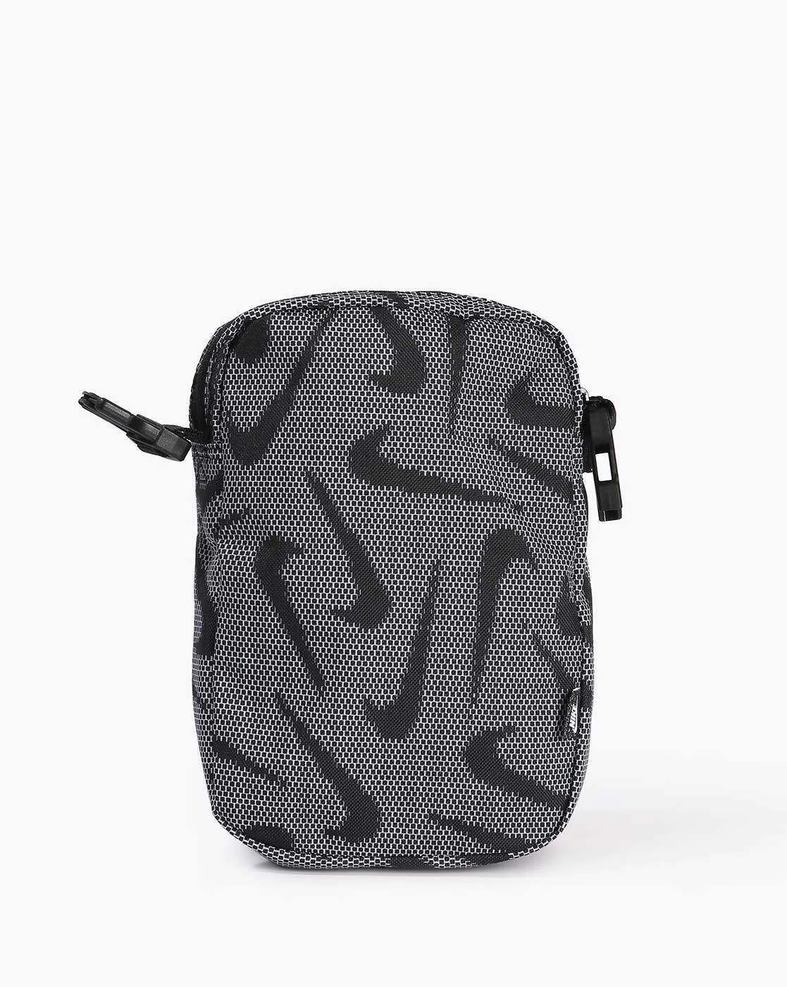 Logo Print Crossbody Bag with Detachable Strap-Dq5738-010