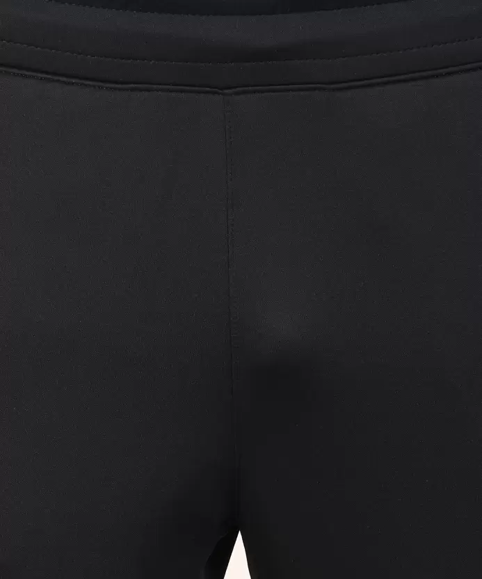 Men Solid Black Track Pants-Da0008-010
