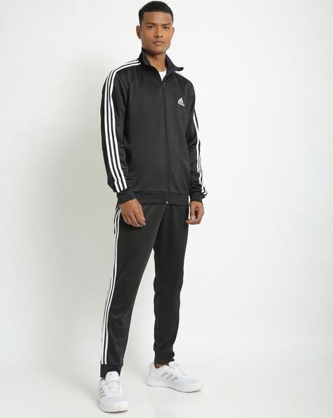 Logo Print Tracksuit with Contrast Taping-Gu4985