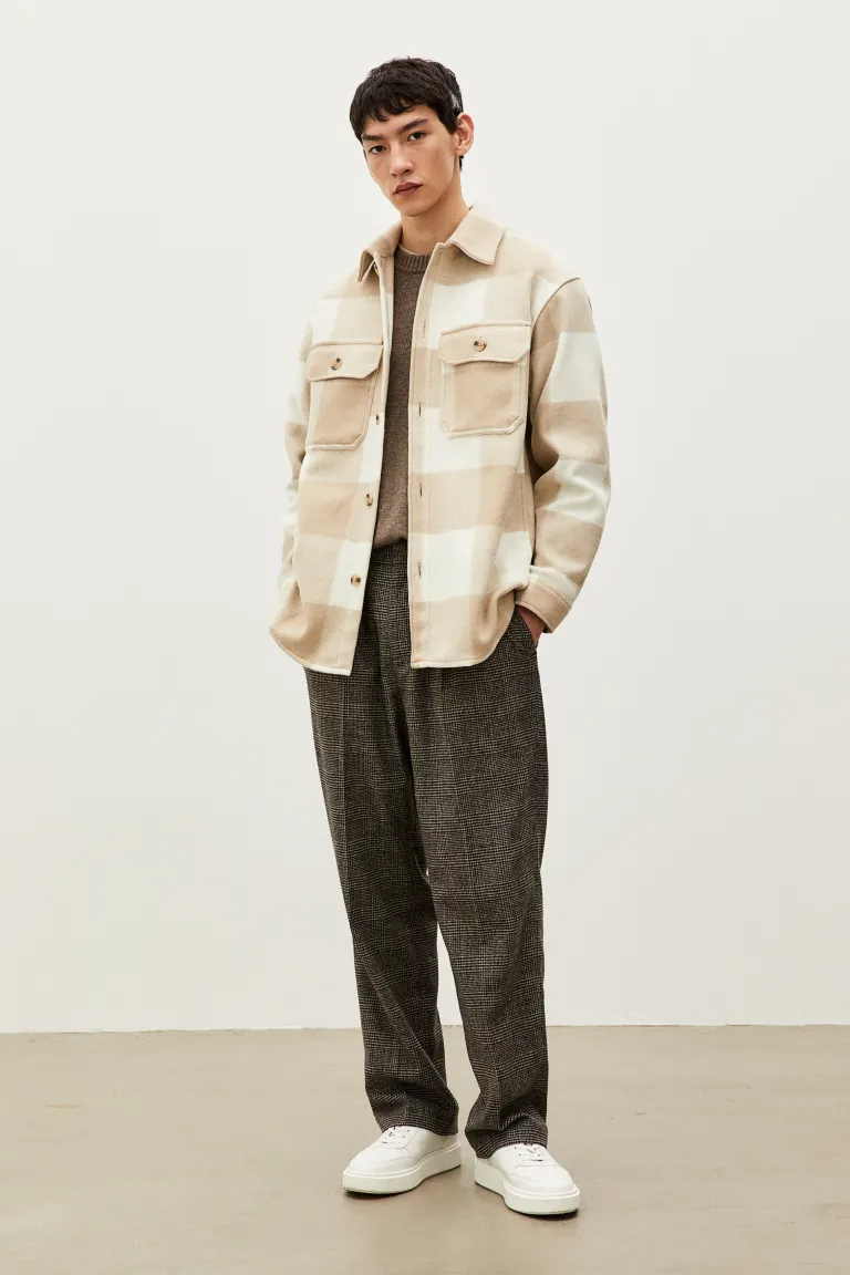 Relaxed Fit Overshirt-1079479001