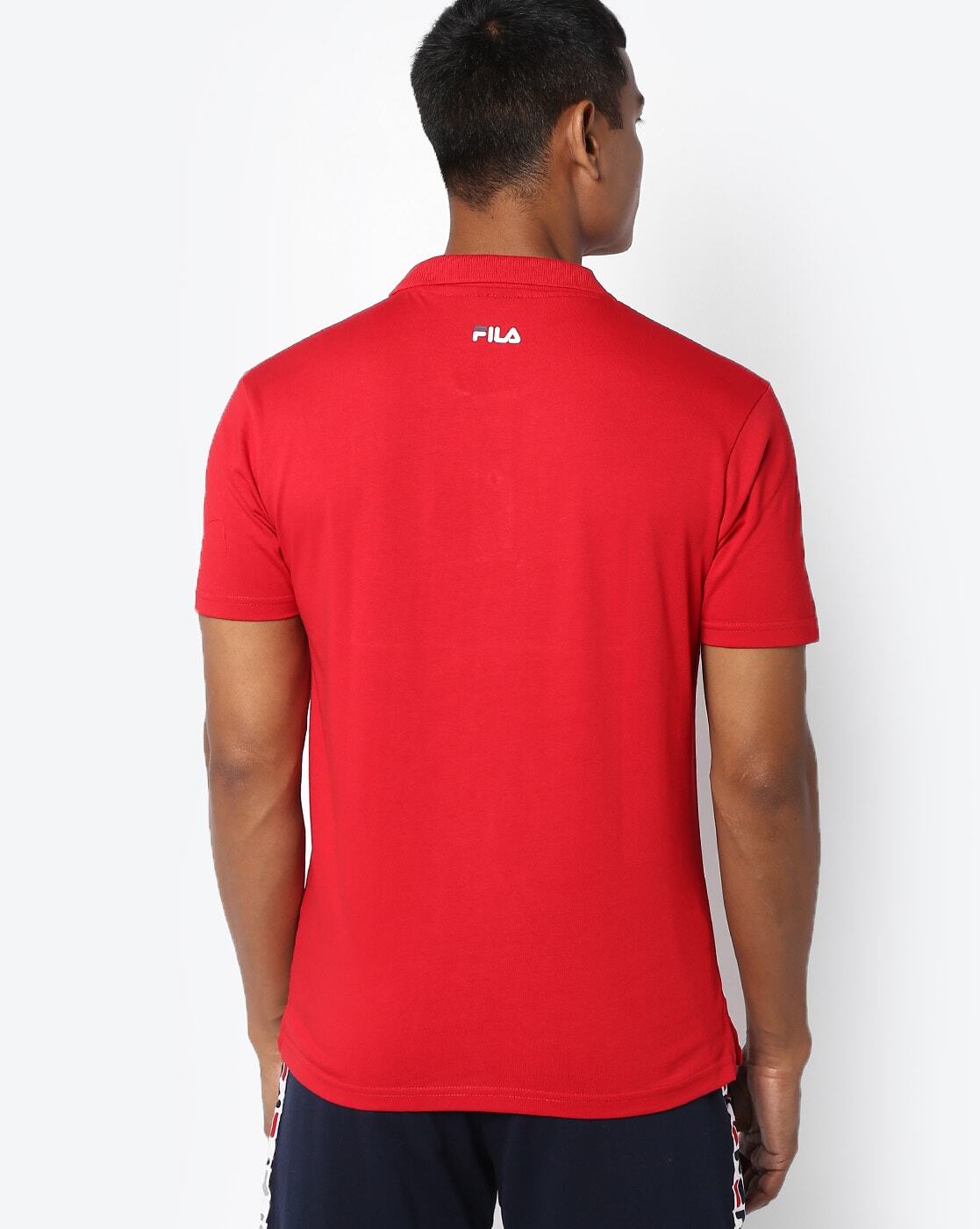 Polo T-shirt with Vented Hemline-12009809