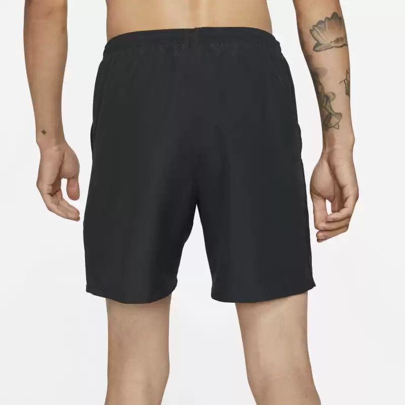 Self Design Men Black Sports Shorts-Dd5300-045