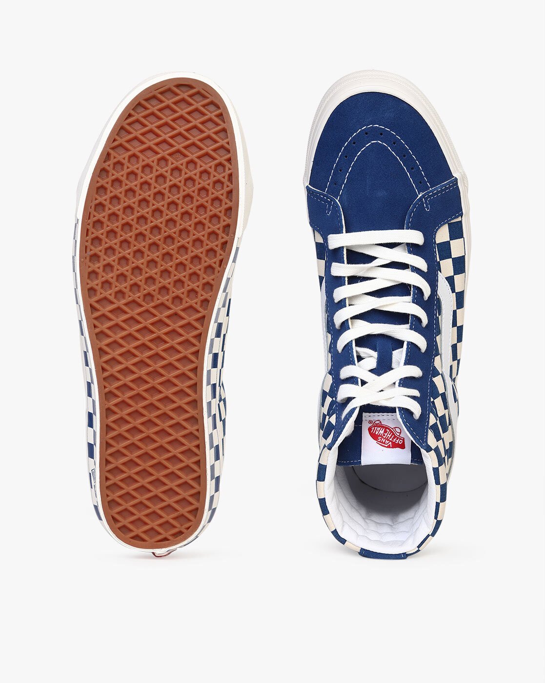 SK8-Hi 38 DX Checked Lace-Up Casual Shoes-Vn0a38gf2u81