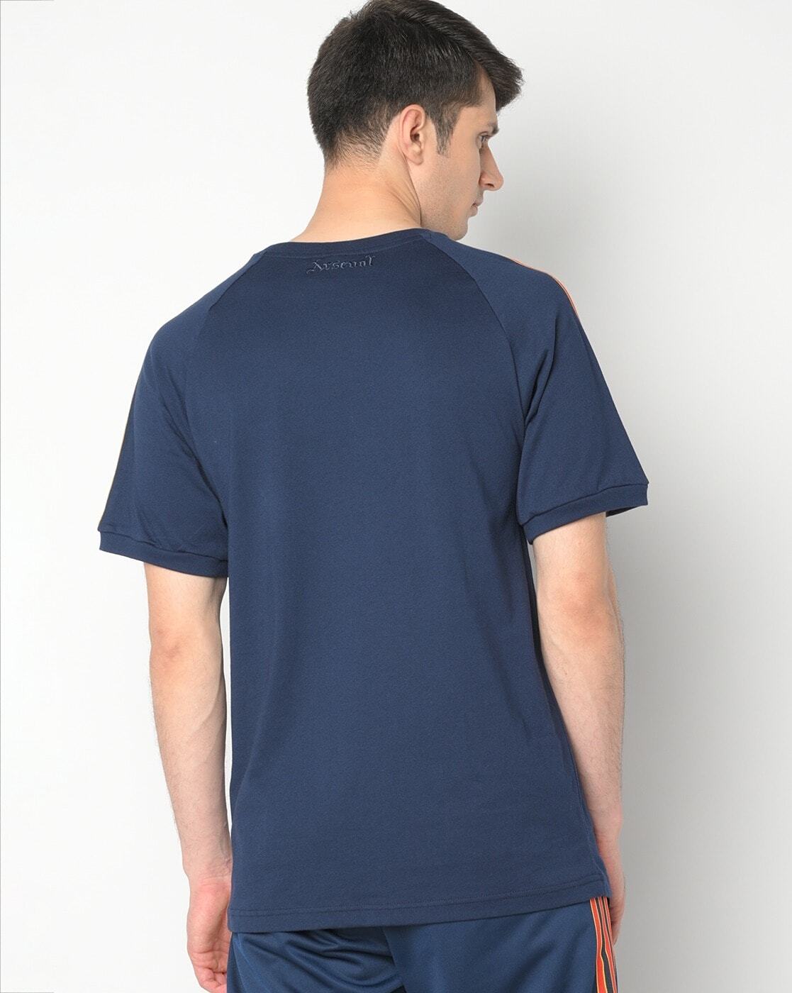 Brand Print Crew-Neck T-shirt-Hm4828
