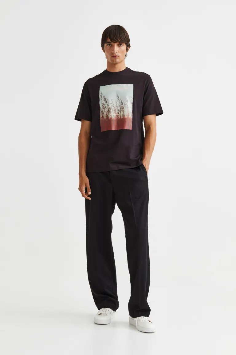 Regular Fit Cotton T-shirt-1099632003