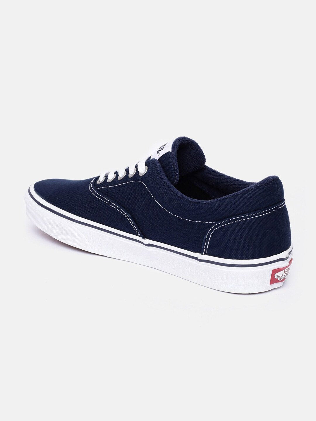 Men Blue Solid Sneakers-Vn0a3mtfjy3