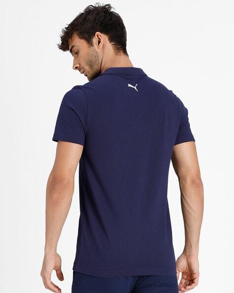 Polo T-shirt with Brand Print-847785 02