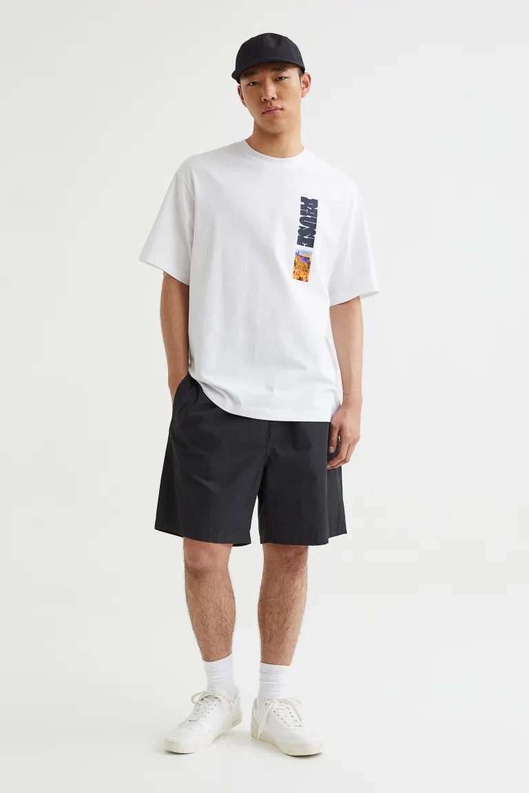 Relaxed Fit Cotton T-shirt-1032522035