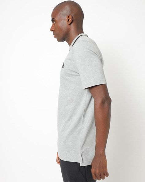 Polo T-shirt with Vented Step Hem-H18960