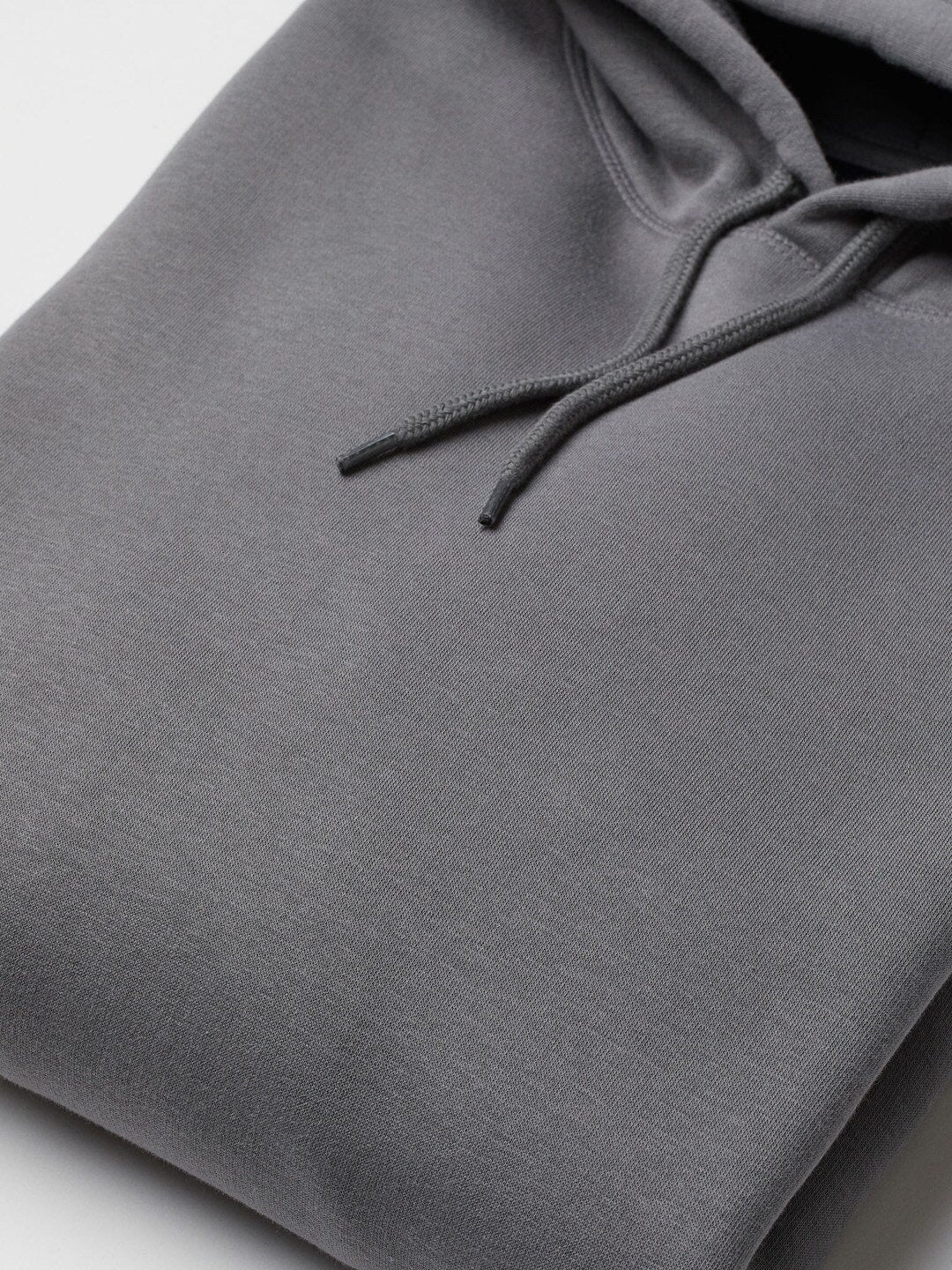 Men Grey Solid Relaxed Fit Hoodie-0685814072011