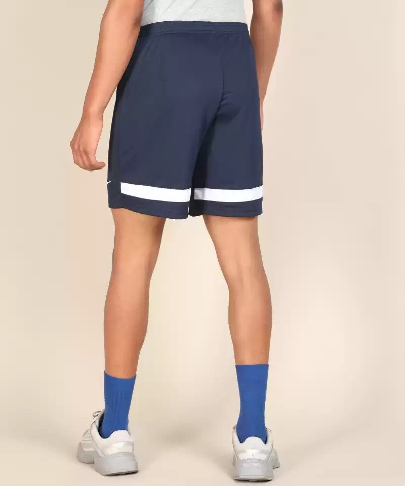 Solid Men Blue Sports Shorts-Cw6107-451
