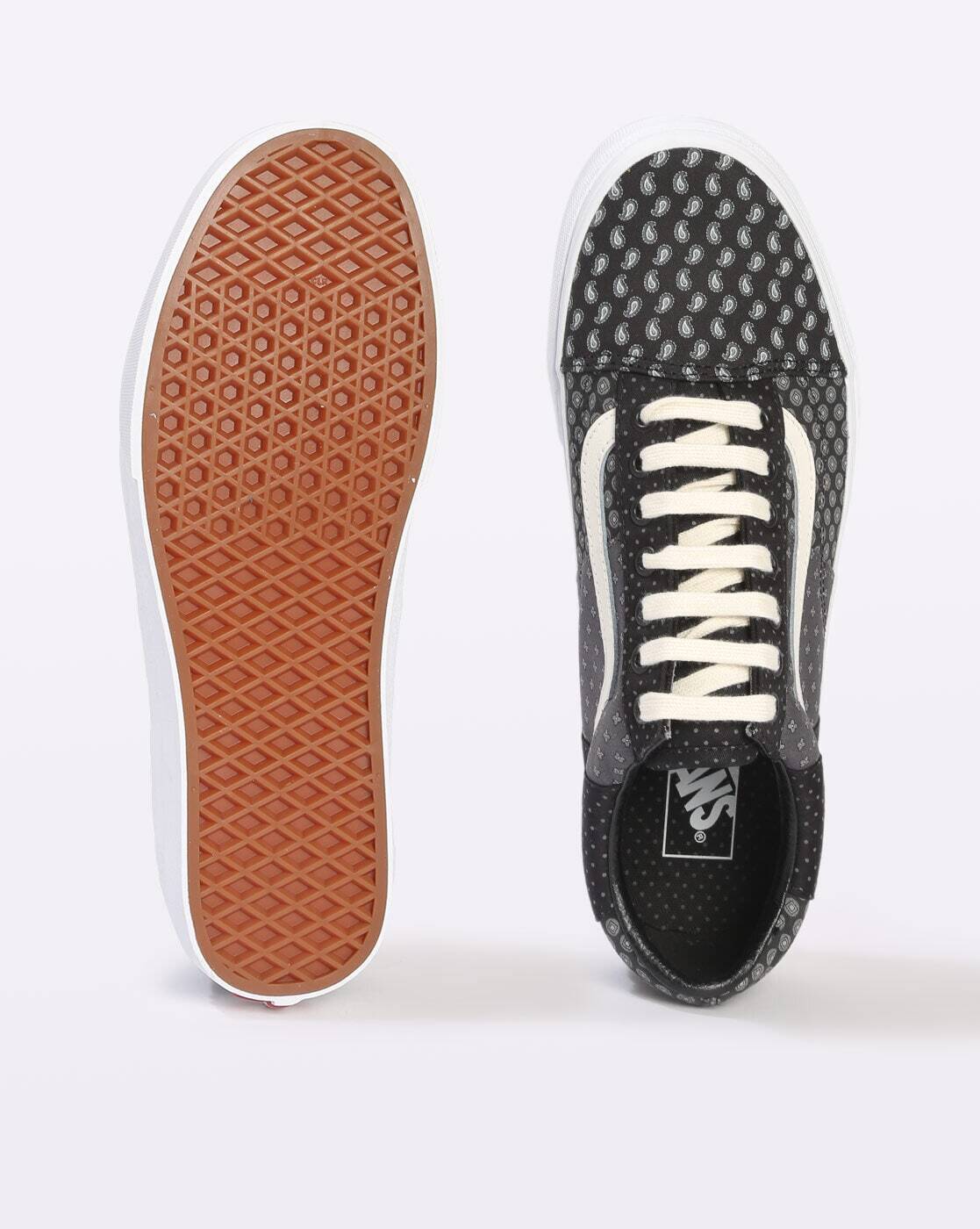 Old Skool Micro Print Lace-Up Sneakers-Vn0a3wkt9xj