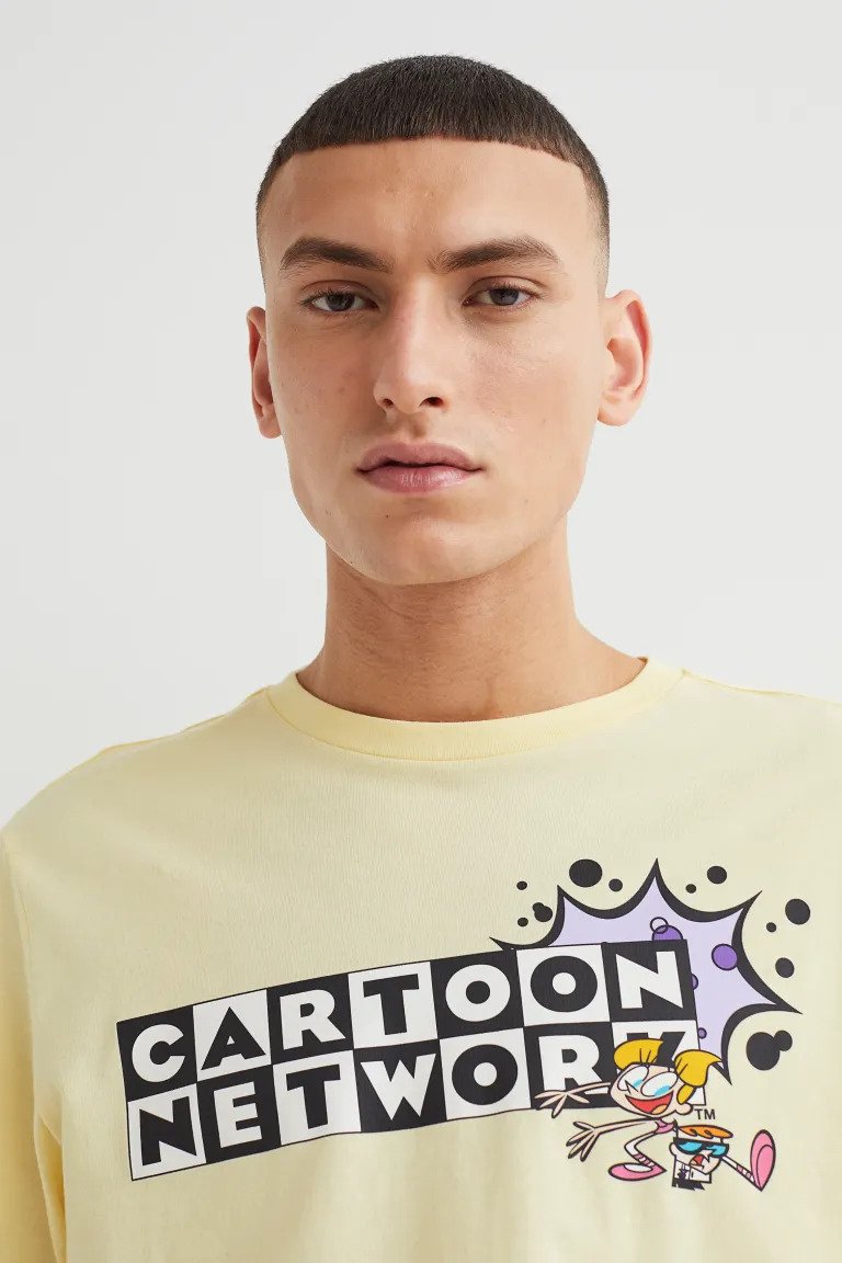 Regular Fit T-shirt-Light yellow/Cartoon Network-0973277013