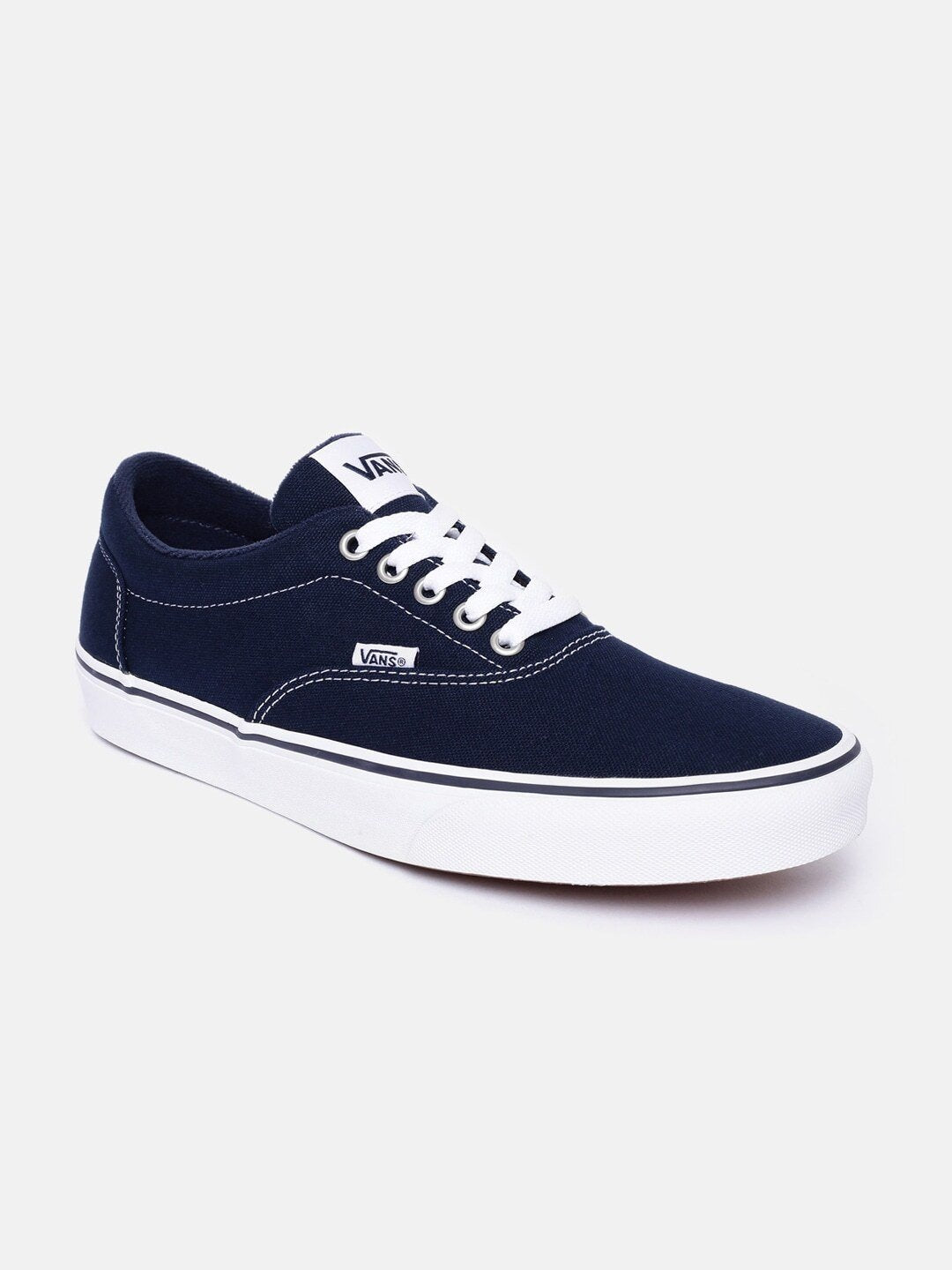 Men Blue Solid Sneakers-Vn0a3mtfjy3