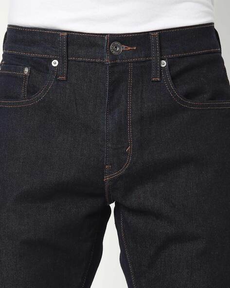 Slim Tapered Fit Jeans with Button Closure-59224-0037