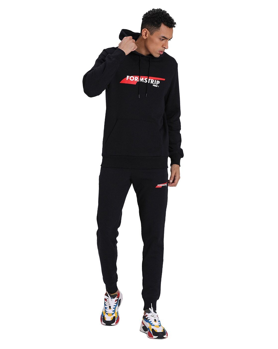 PUMA Hoodie with Typography-597169-001 - Discount Store
