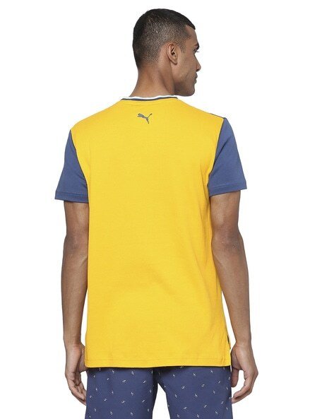 Colourblock Crew-Neck T-shirt-582568 02
