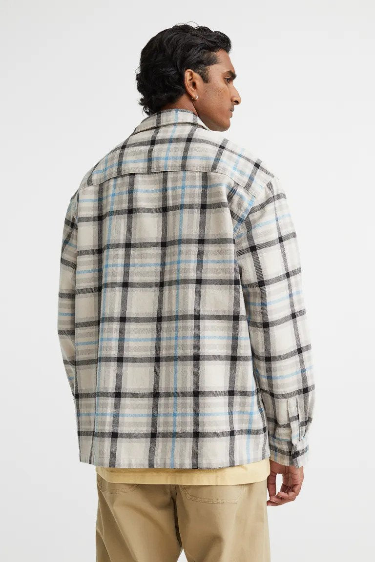 Relaxed Fit Overshirt-1070734003