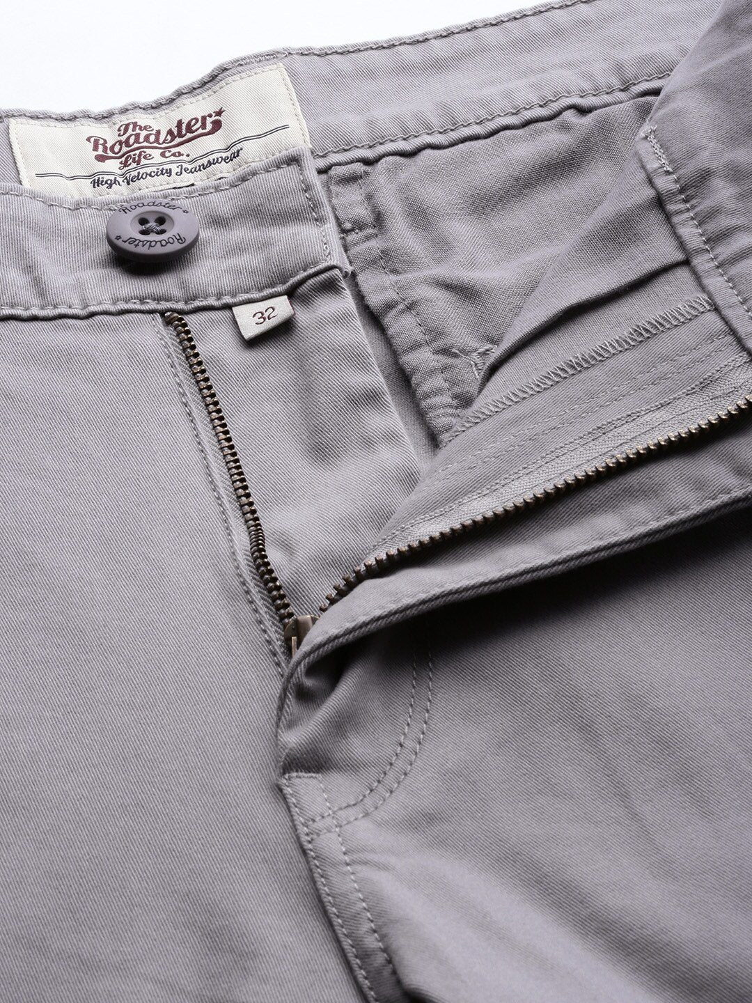 Men Grey Trousers-11201688