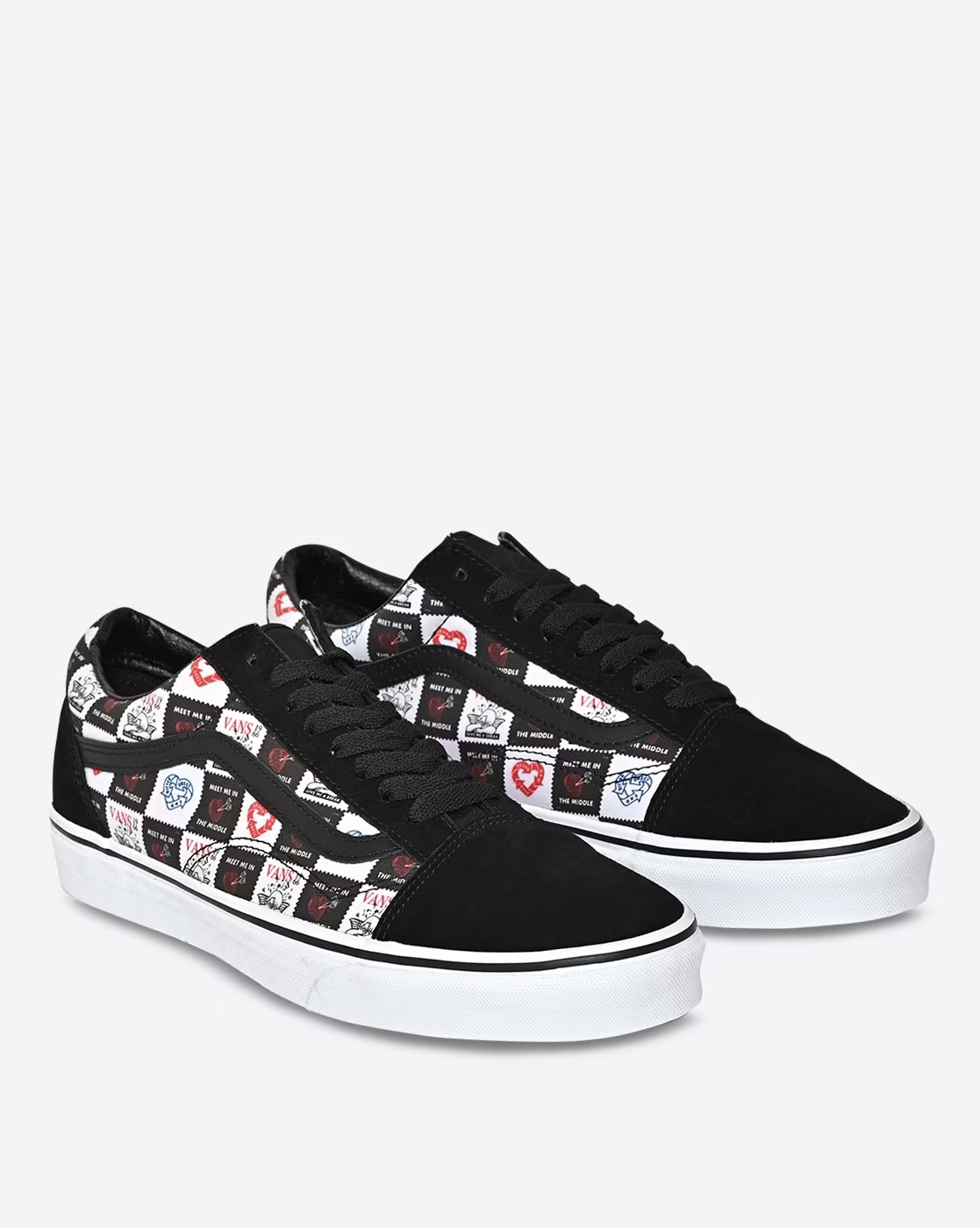 UA Old Skool Checked Lace-Up Shoes-71002975