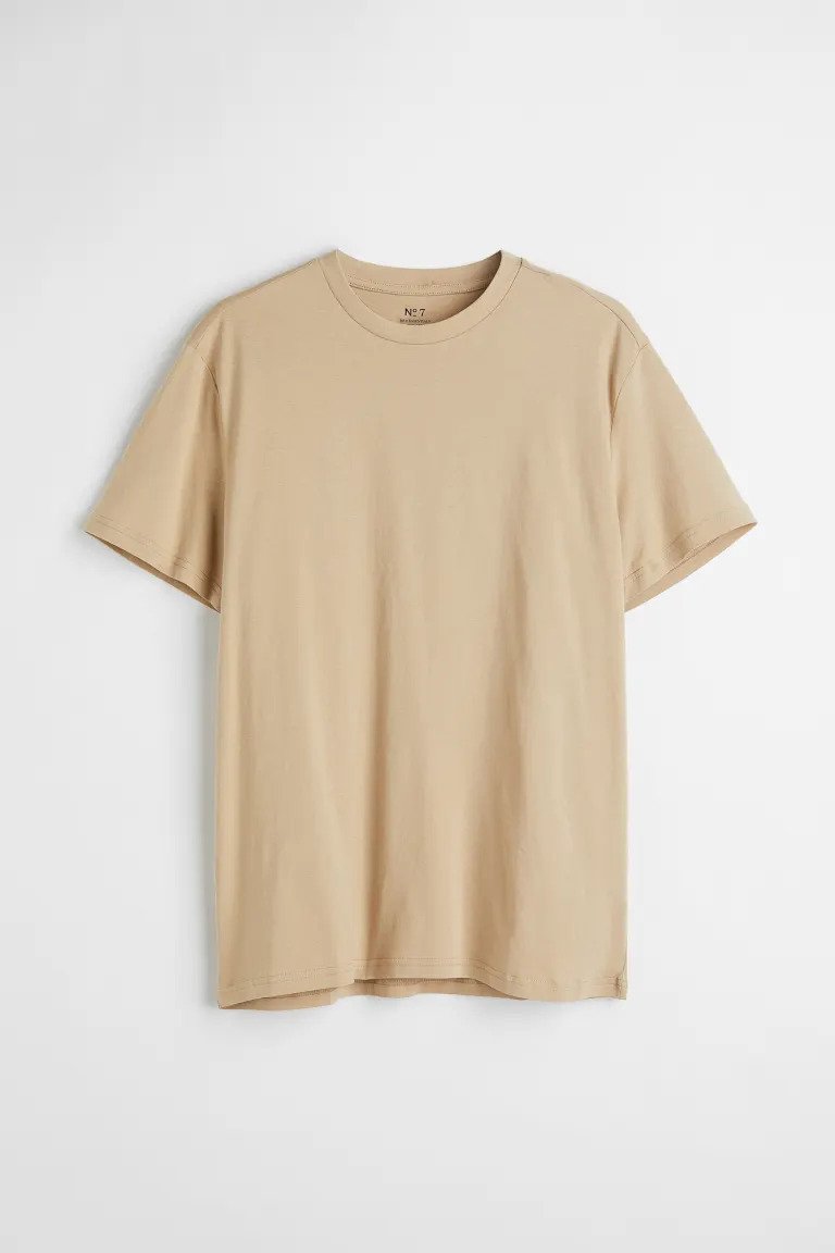 Regular Fit Round-neck T-shirt0685816129