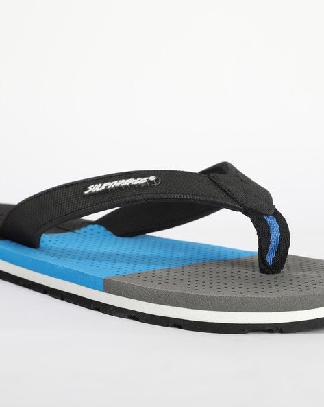 Moz Perforated Thong-Strap Flip-Flops