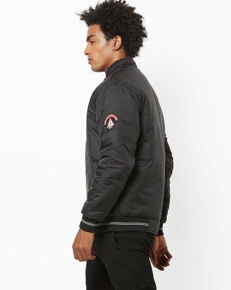 FORT COLLINS Panelled Bomber Jacket with Insert Pockets-430180-AJ - Discount Store