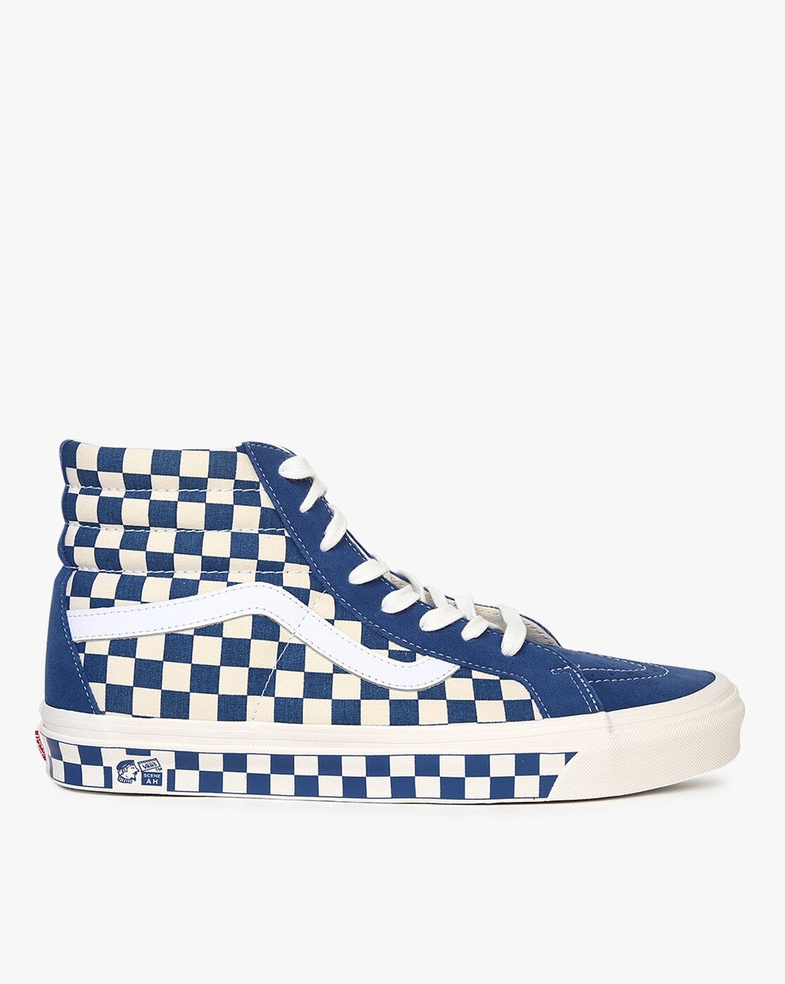 SK8-Hi 38 DX Checked Lace-Up Casual Shoes-Vn0a38gf2u81
