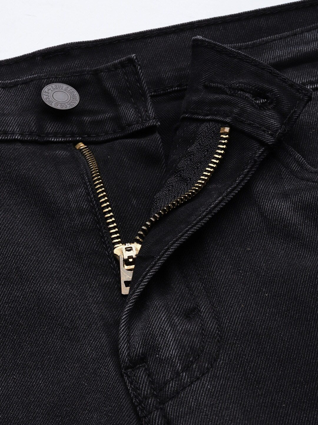 Men Black Slim Fit Mid-Rise Light Fade Jeans-36087-0514