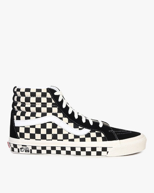 SK8-Hi 38 DX Checked Lace-Up Casual Shoes-71002741