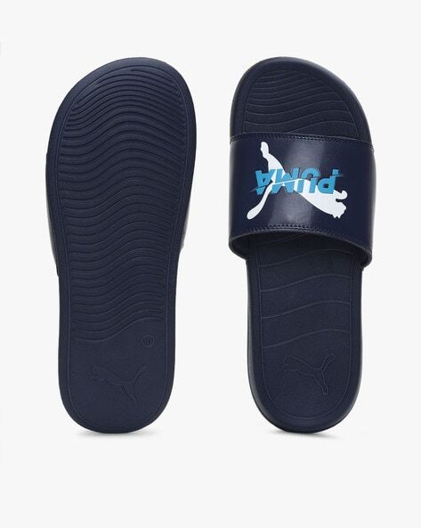 Textured Flip-Flops with Logo Branding-37477802