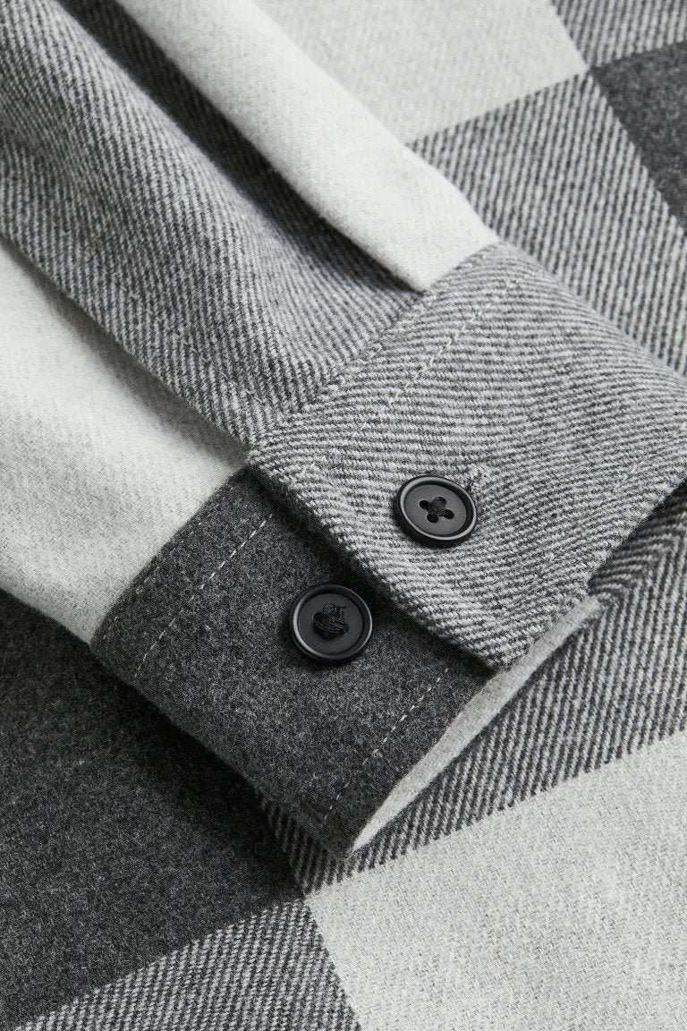 Twill overshirt-0875217034