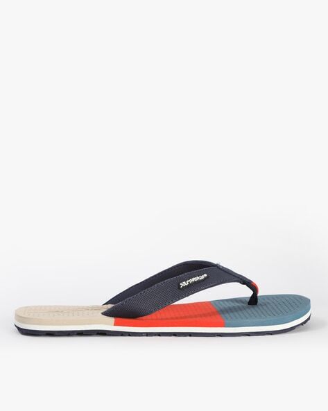 Moz Perforated Thong-Strap Flip-Flops