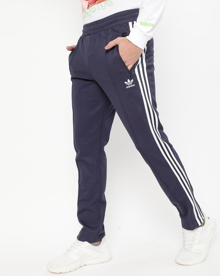 Slim Fit Track Pants with Insert Pockets-Hb9439