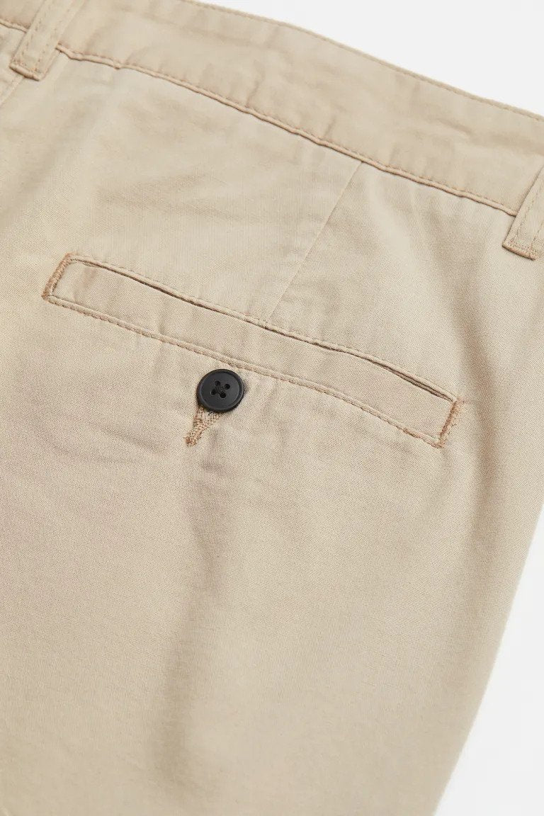 Regular Fit Cotton chino shorts-1039093003