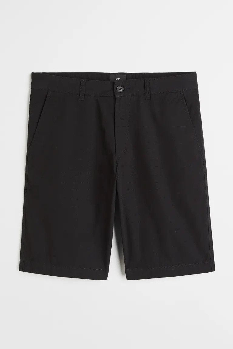 Regular Fit Cotton chino shorts-1039093002